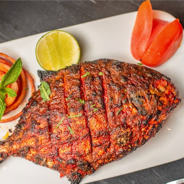 Tandoori Pomfret.